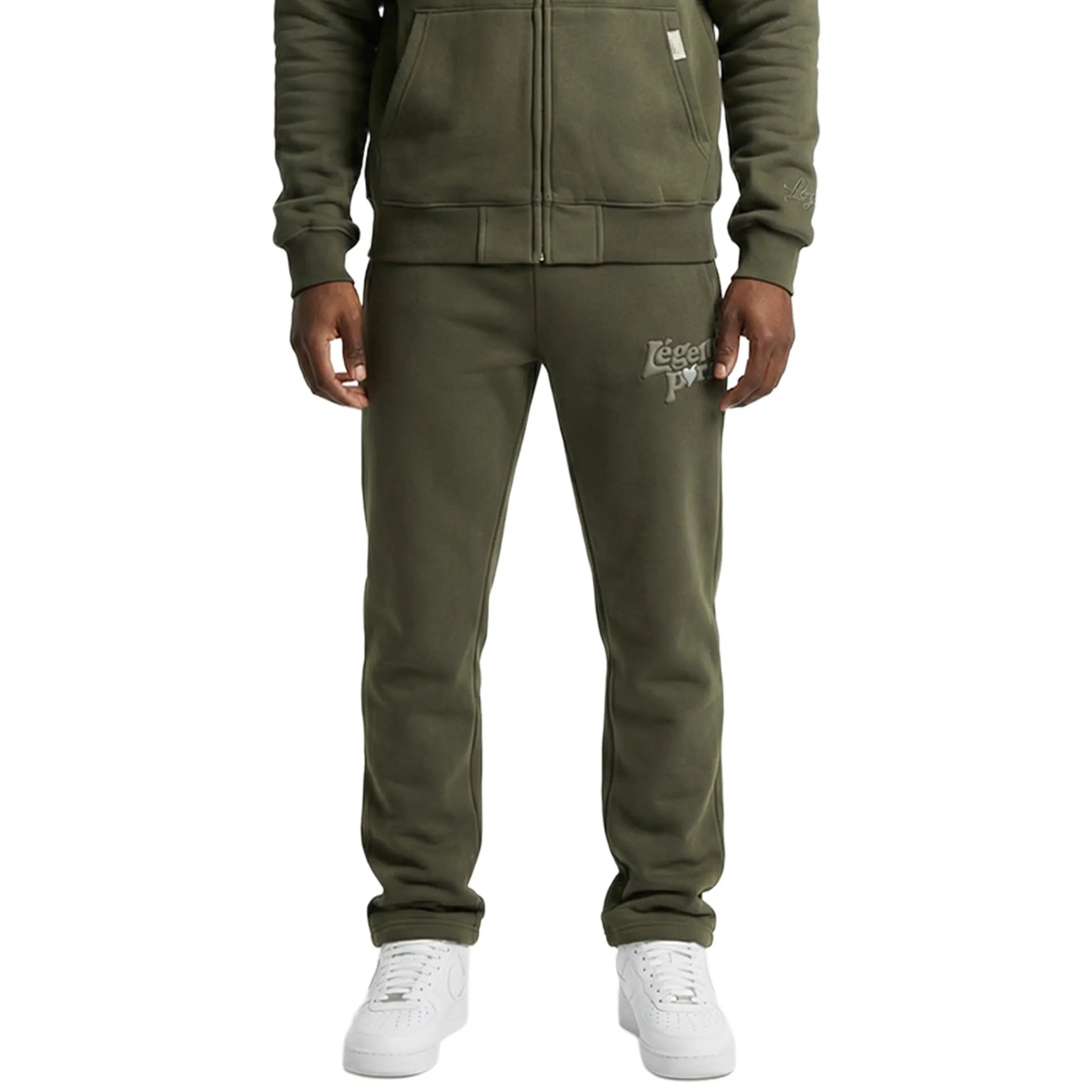 Légende Paris Lnd Tonal Khaki Sweatpants - view 2
