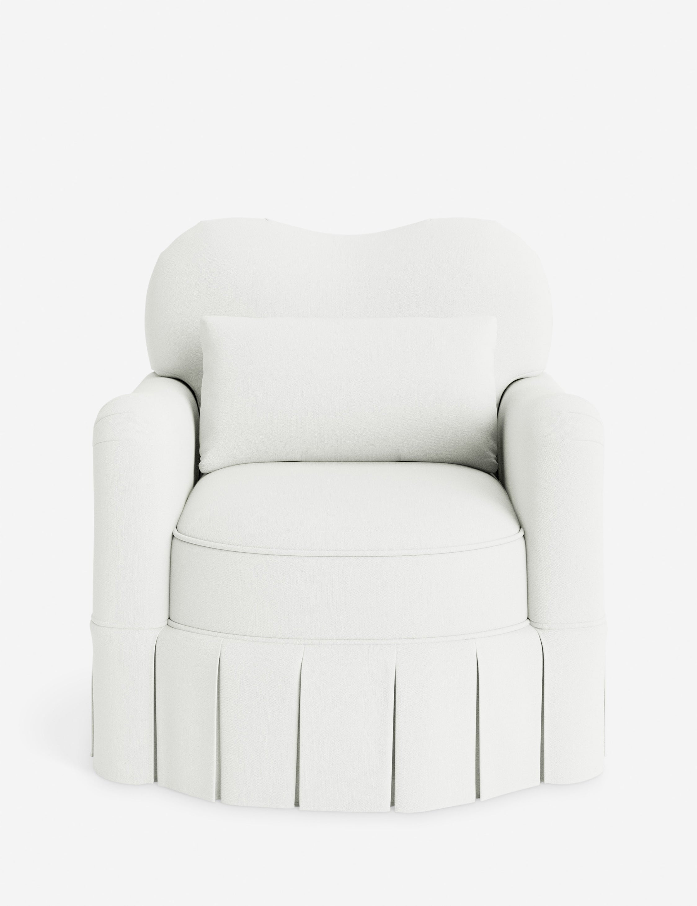 Lulu and Georgia Middleton Skirted Accent Chair by Ginny Macdonald - view 51