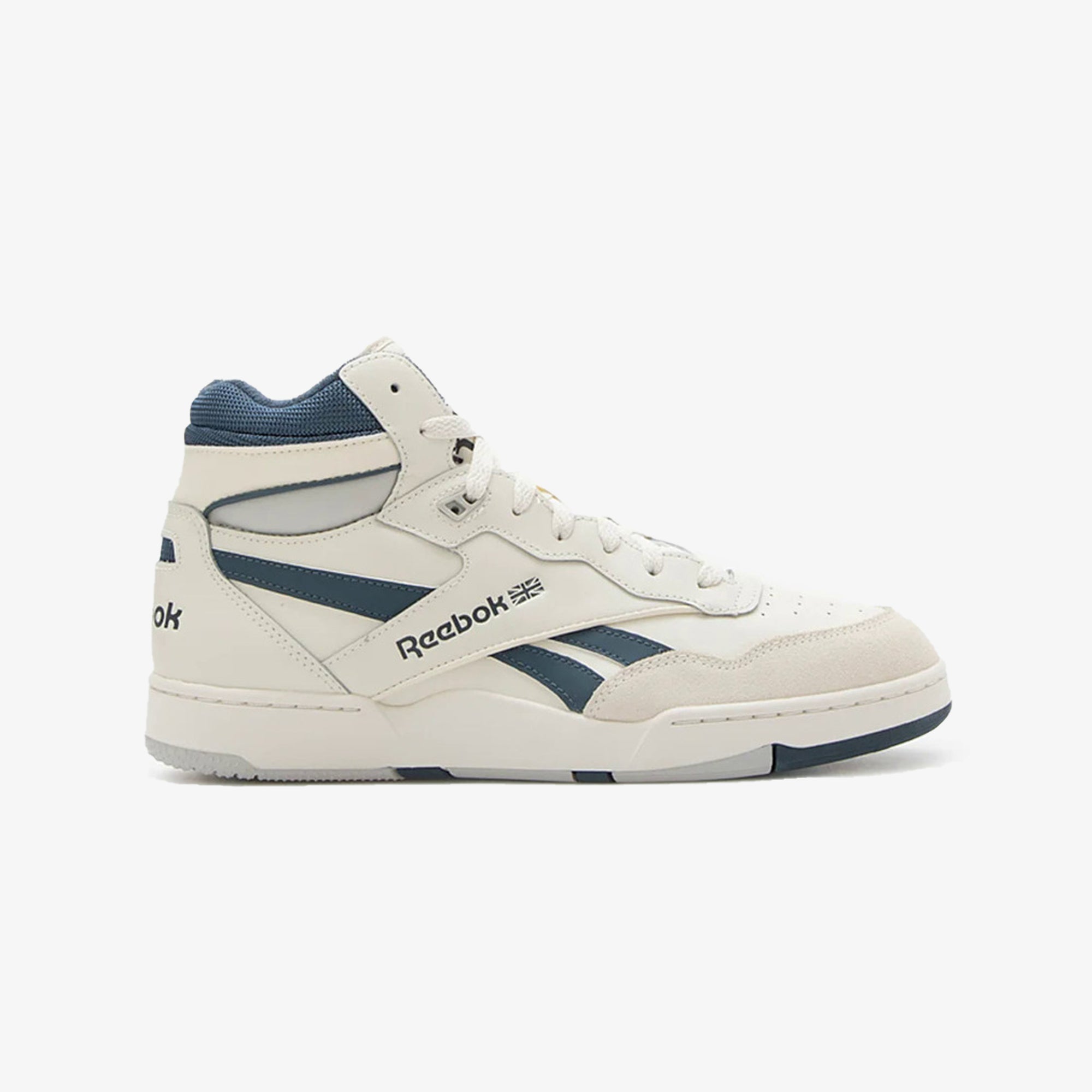Reebok | BB 4000 LI MID { WHITE/BLUE - view 4