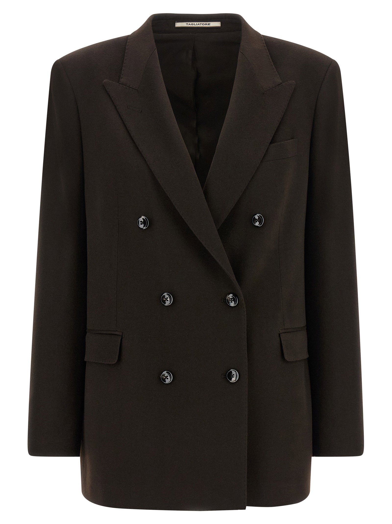 Tagliatore Jasmine Double-breasted Blazer – 100% cashmere