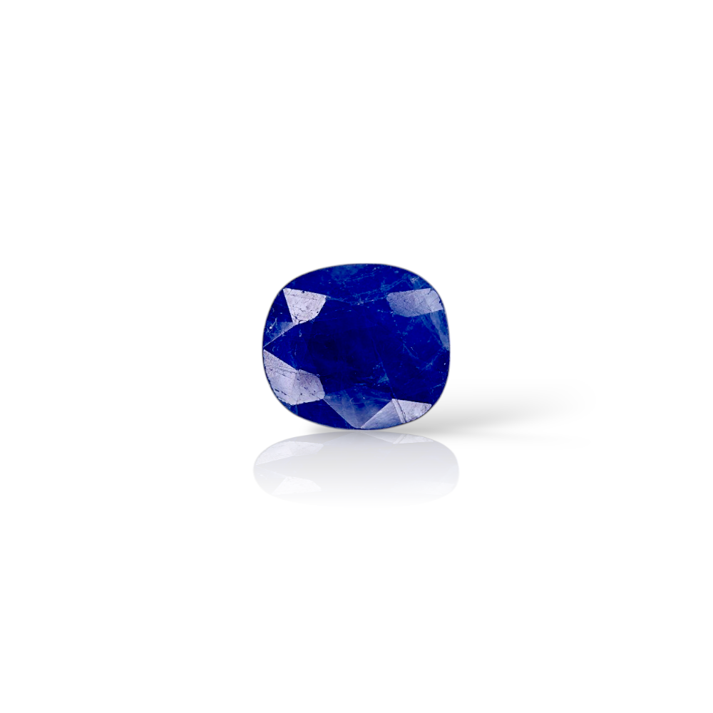 6 76 carats – Gemsmanta Blue Sapphire - 6.76 Carats (7.436 Ratti)