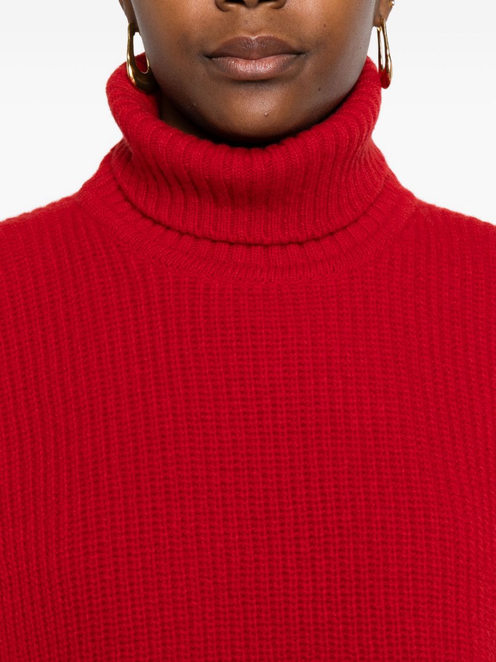 Davantino Wool turtle-neck sweater – 100% lana - view 2
