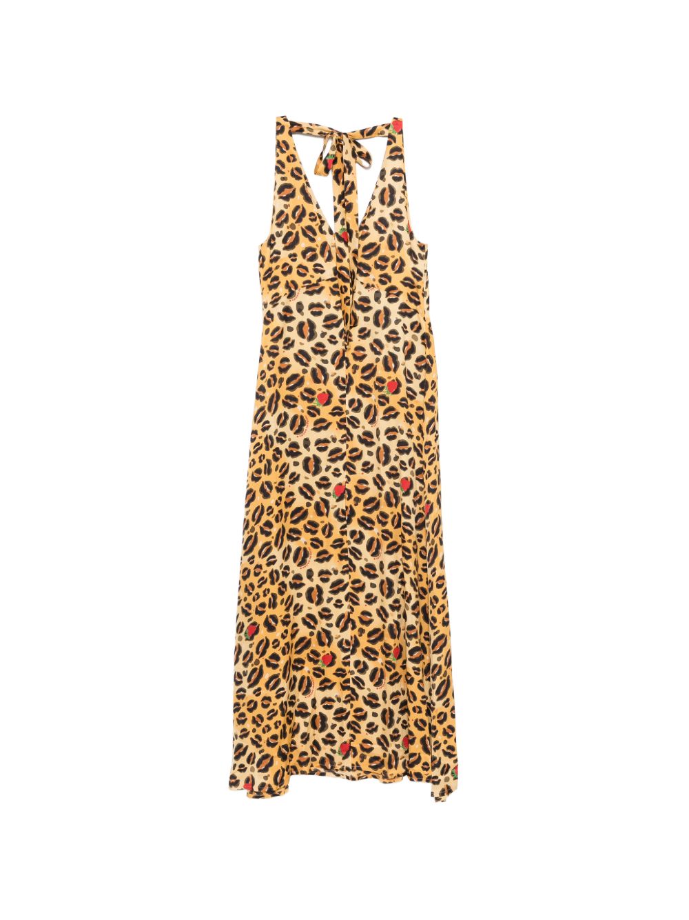 Alessandro Enriquez V-neck Printed long dress - view 2