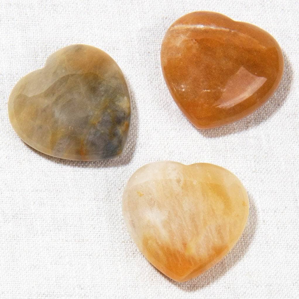 Tiny Rituals Yellow Jade Mini Heart Set