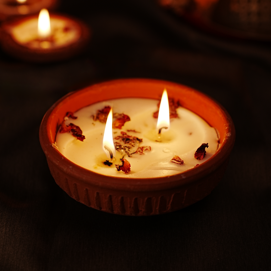 Bigsmall Terracotta Scented Candle - view 2
