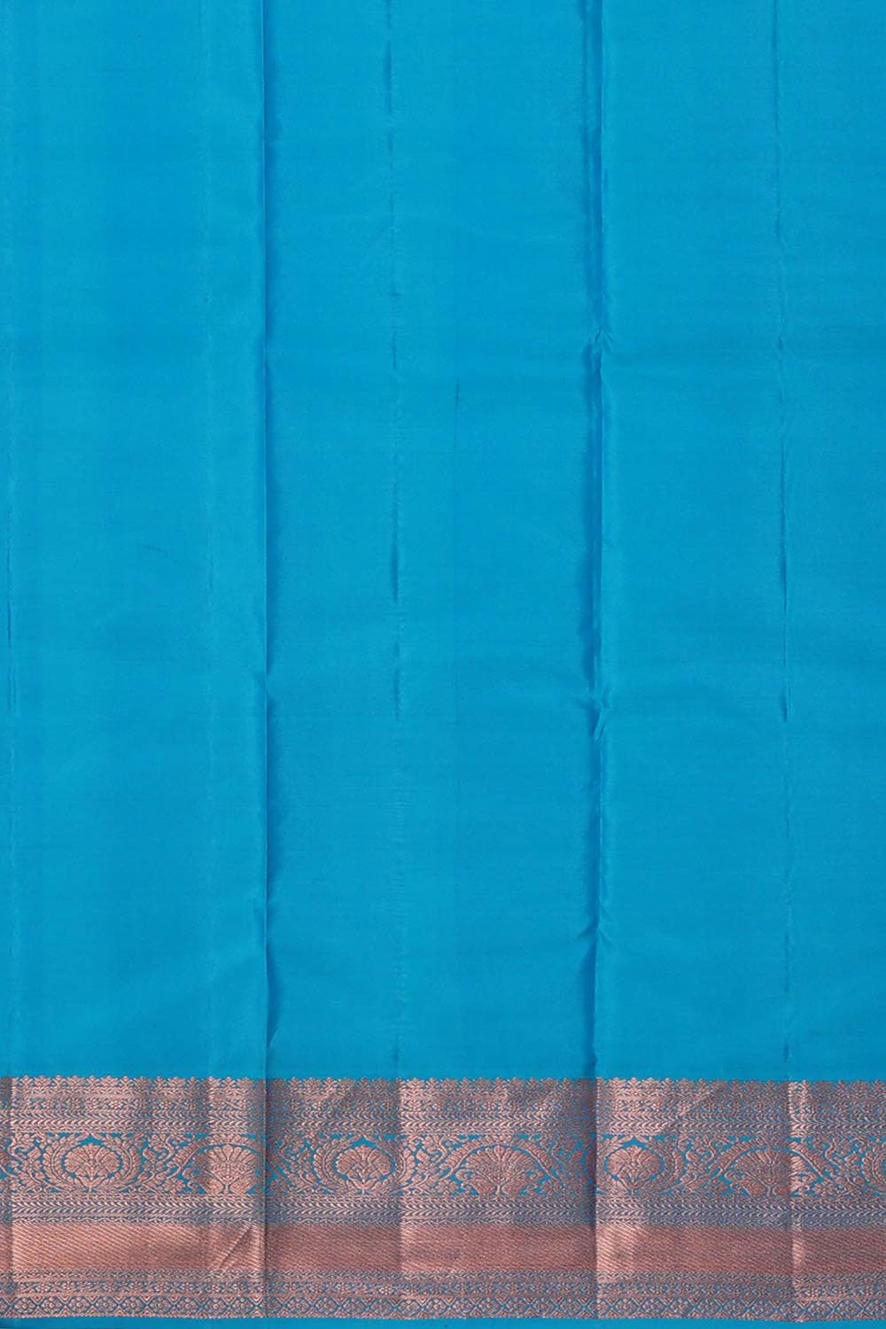 Kalanjali Kanchipattu Bright Peach Brocade Saree - view 4