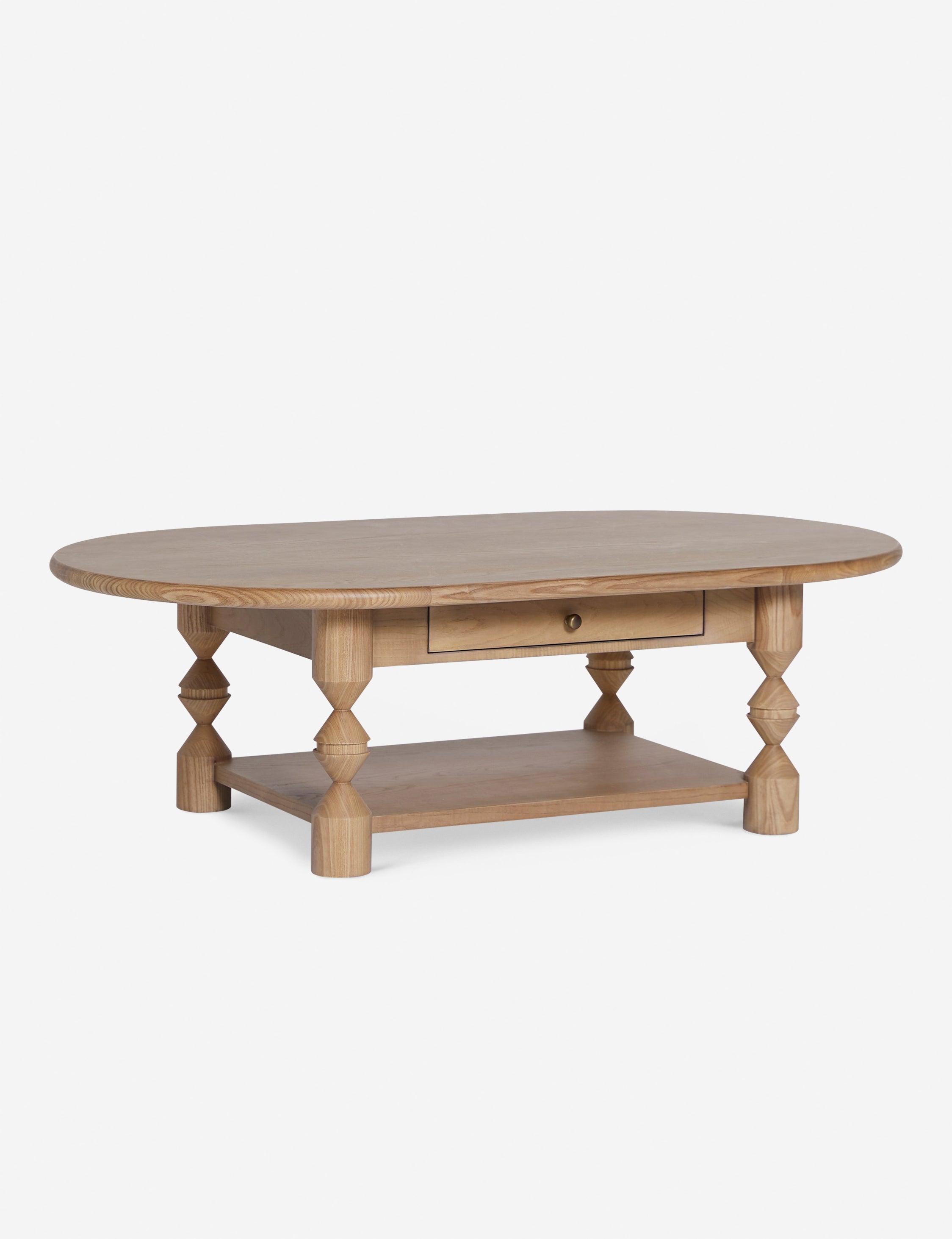 Lulu and Georgia Topia Oval Coffee Table by Ginny Macdonald