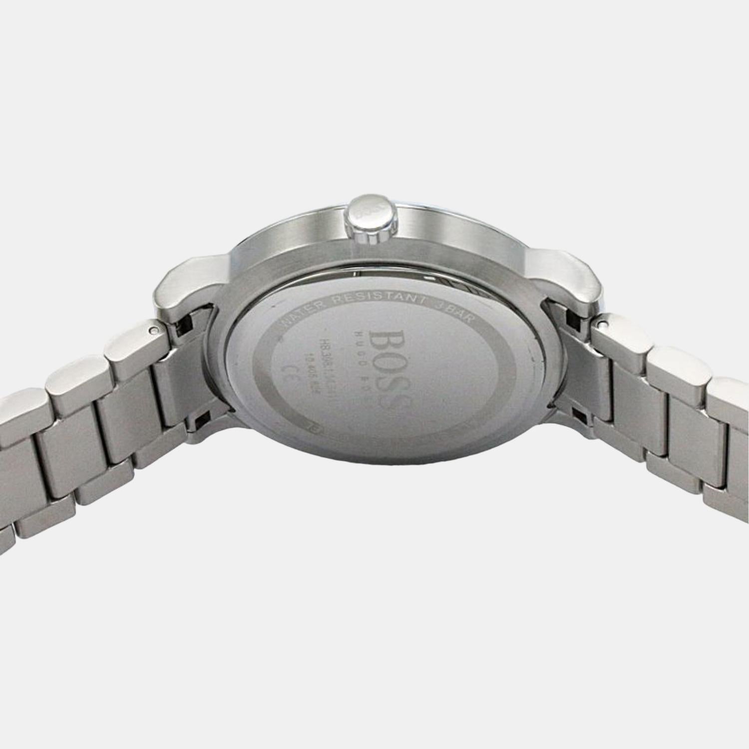 Boss Confidence Men Quartz Black Dial Analog Stainless Steel Watch 1513792 - view 6