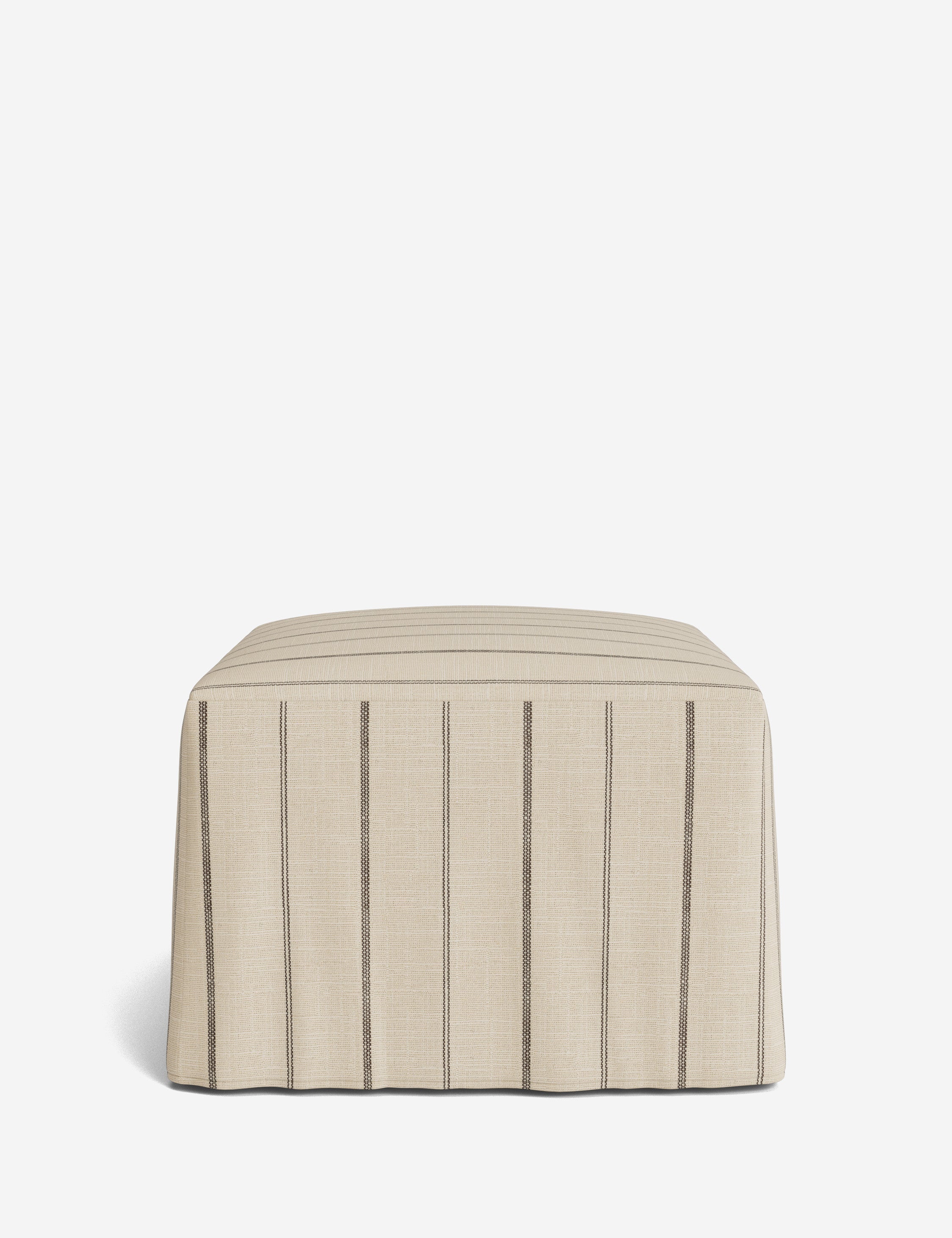 Lulu and Georgia Portola Slipcover Ottoman - view 148