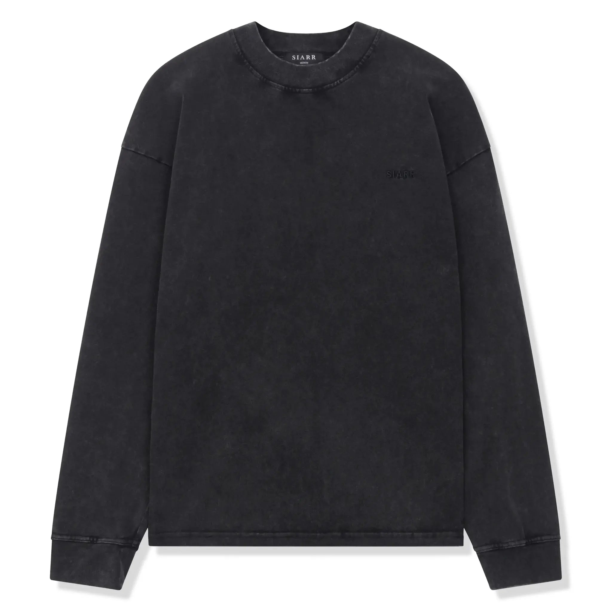 SIARR L/S Washed Black T-Shirt