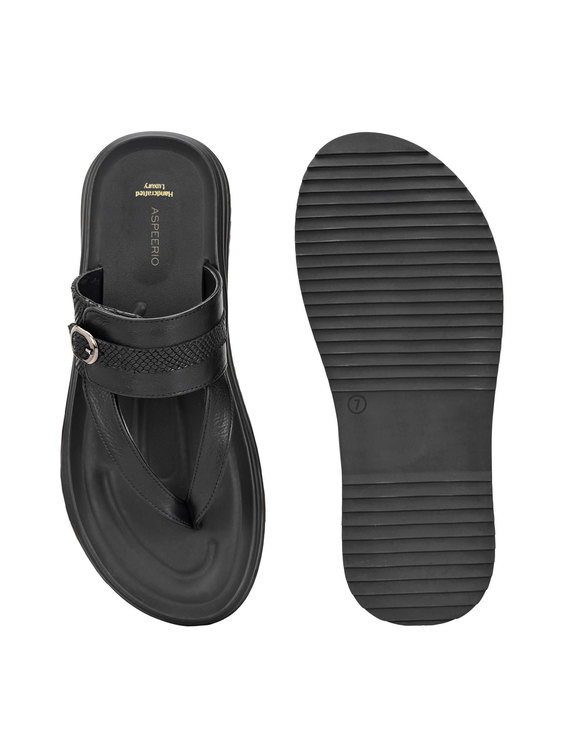 Egoss Shoes Comet Leather Slippers by Aspeerio - view 10