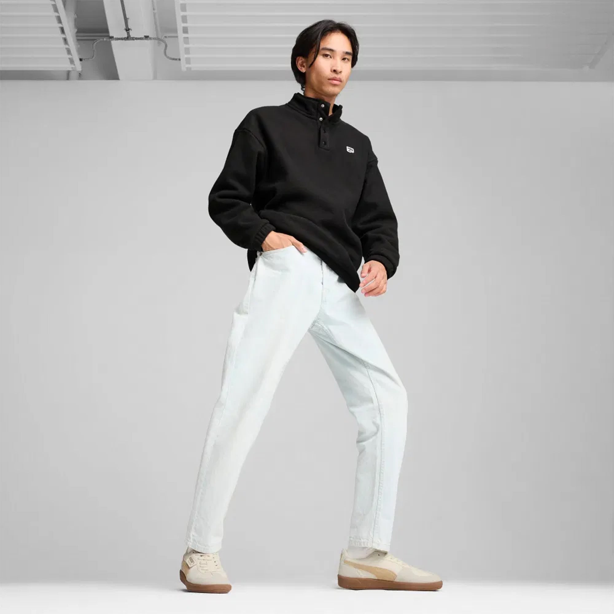 Puma | Palermo Lth { Alpine Snow-desert /dust Gum - view 8