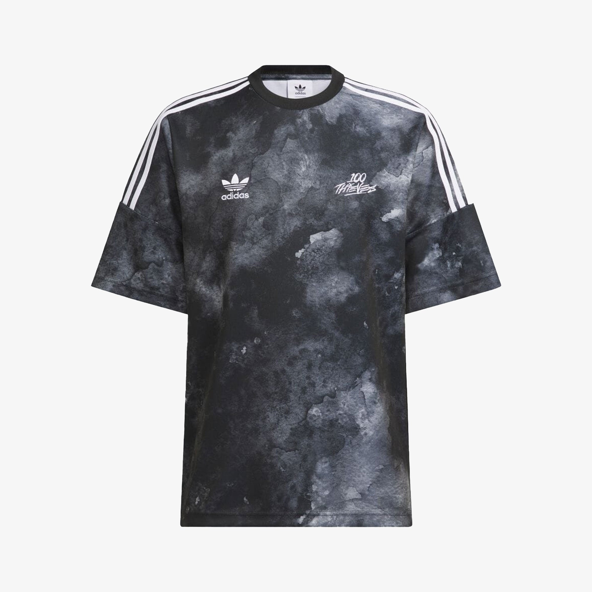 Adidas Originals | 100 THIEVES JERSEY { BLACK - view 6