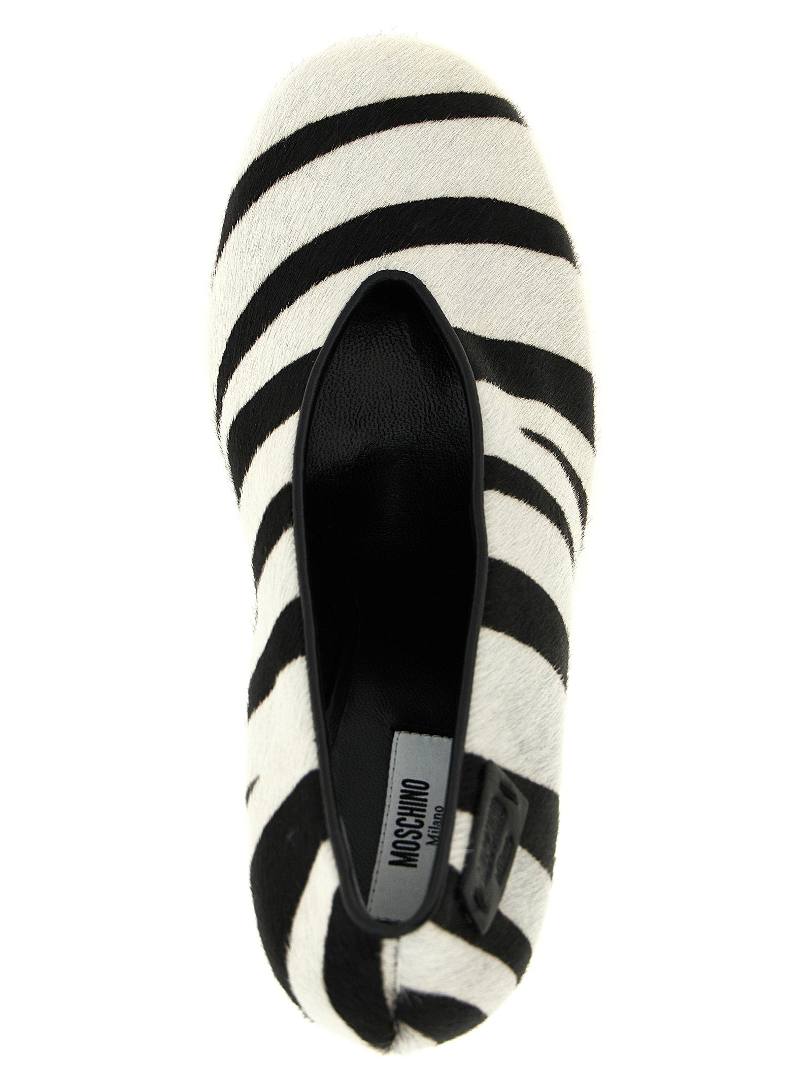 Moschino Zebra Pony Pumps - view 4