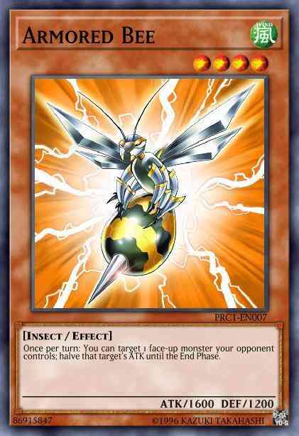 Yu-Gi-Oh! Armored Bee - PRC1-EN007 - Super Rare - 1st Edition