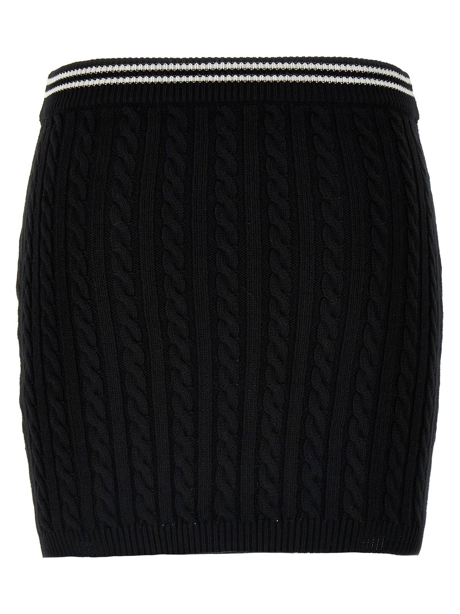 Alessandra Rich Braided Skirt – 100% cotton - view 2