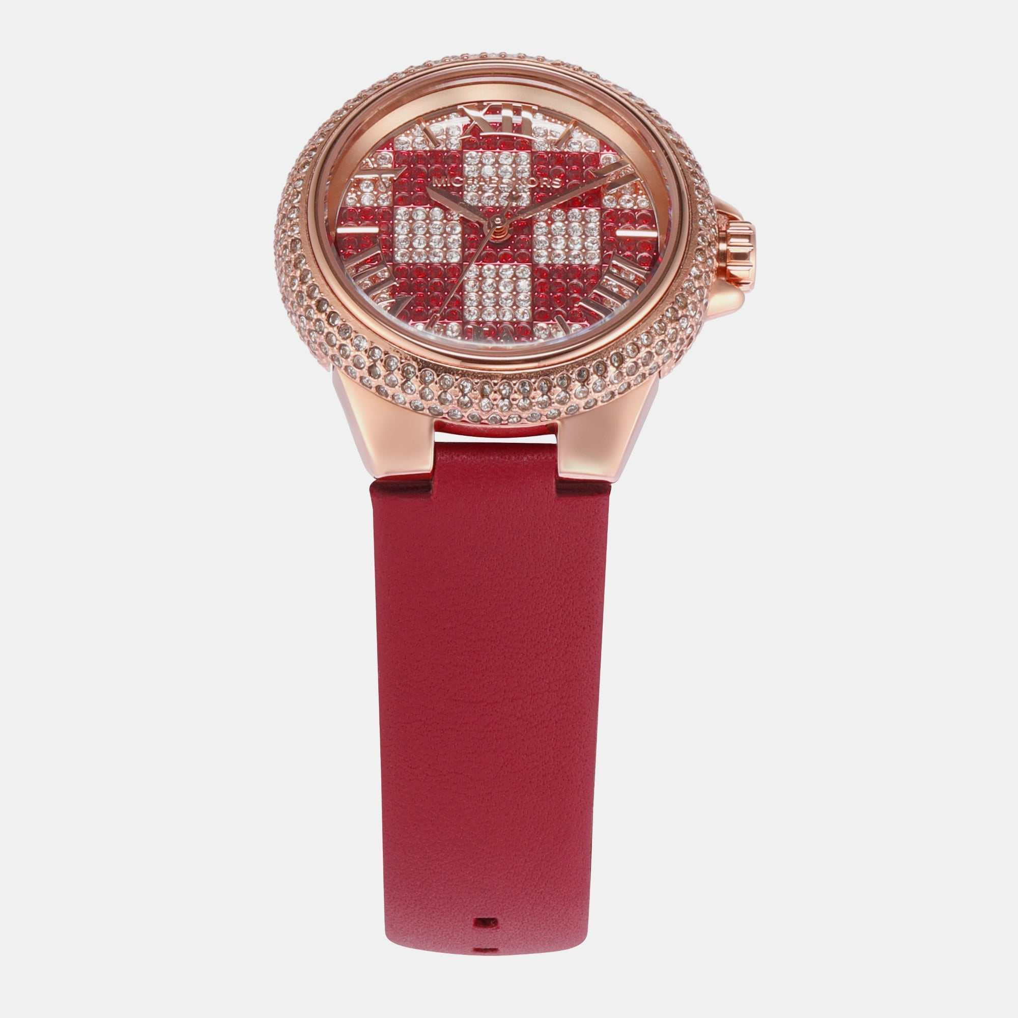 Michael Kors Camille Women Quartz Rose Gold Dial Analog Leather Watch MK4701 - view 2