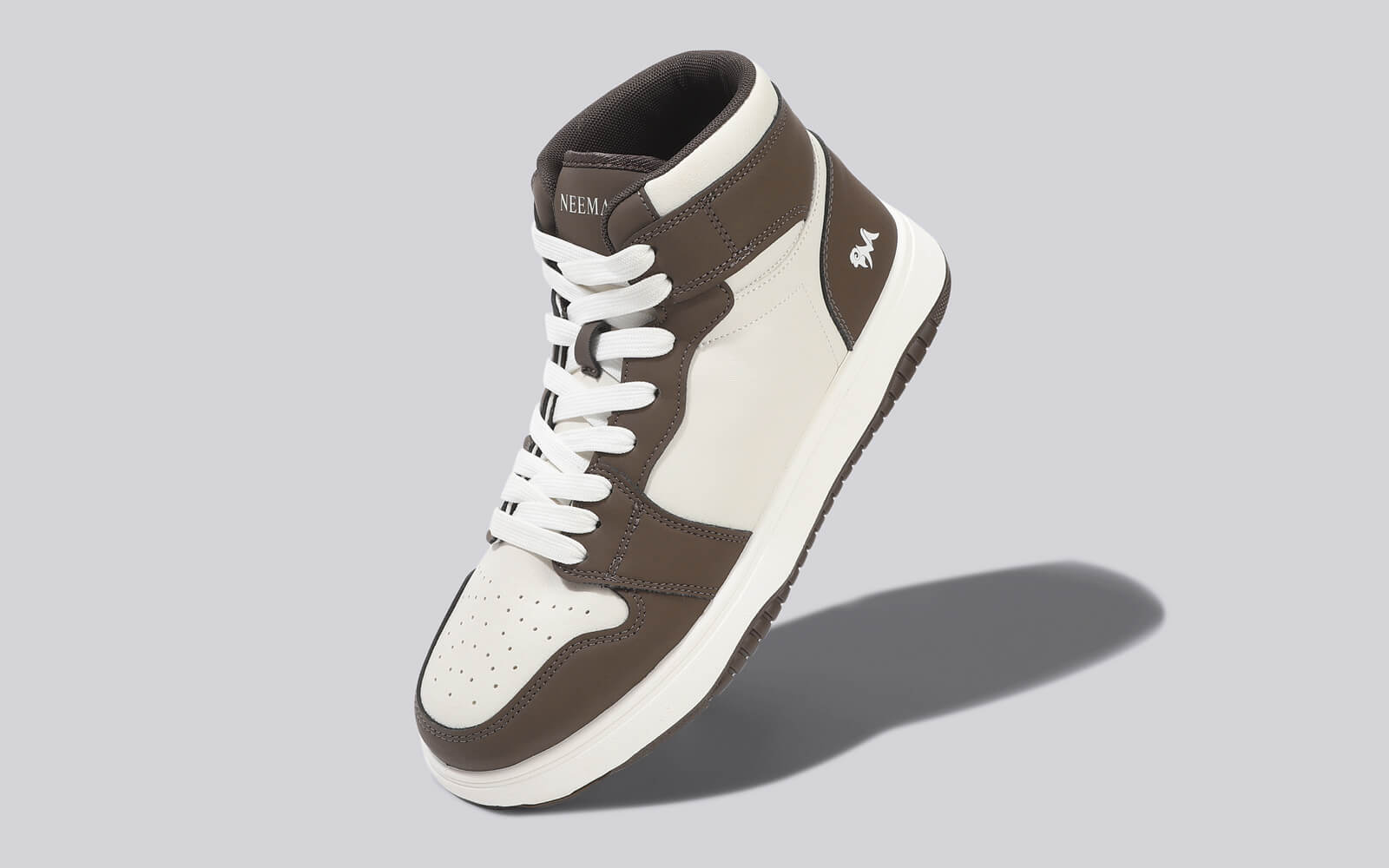 Neeman's Character High Top : Ivory-Brown - view 2