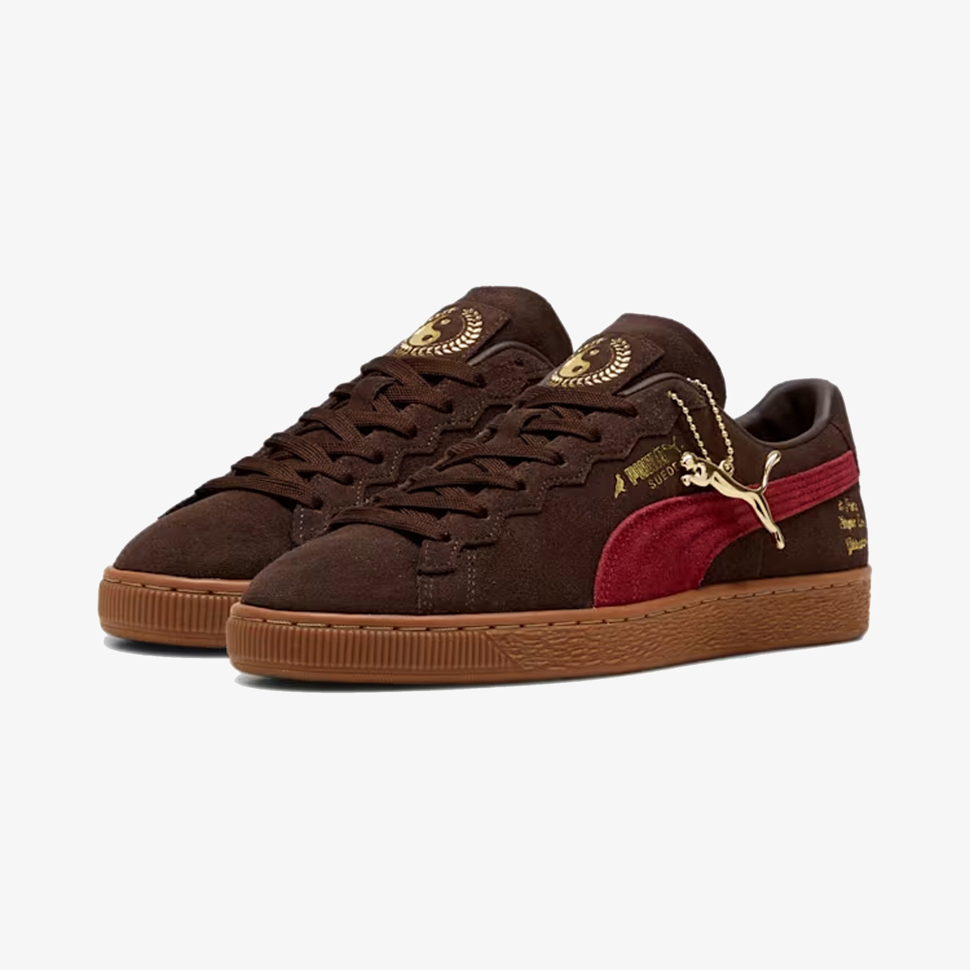 Puma | STAPLE B SUEDE { DARK CHOCOLATE-RHUBARB