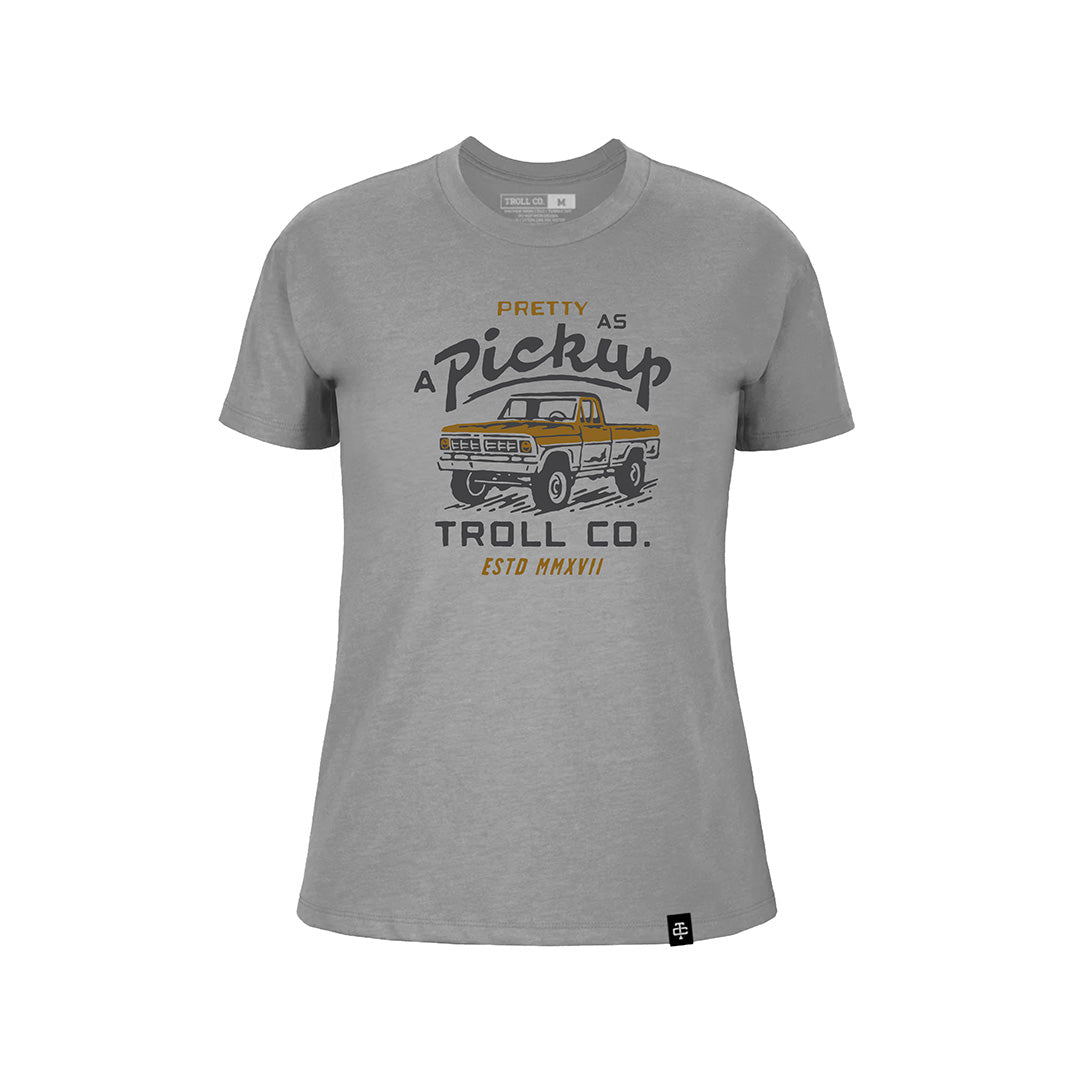 Radial Pretty as a Pickup Tee – Women's, Nickel Heather