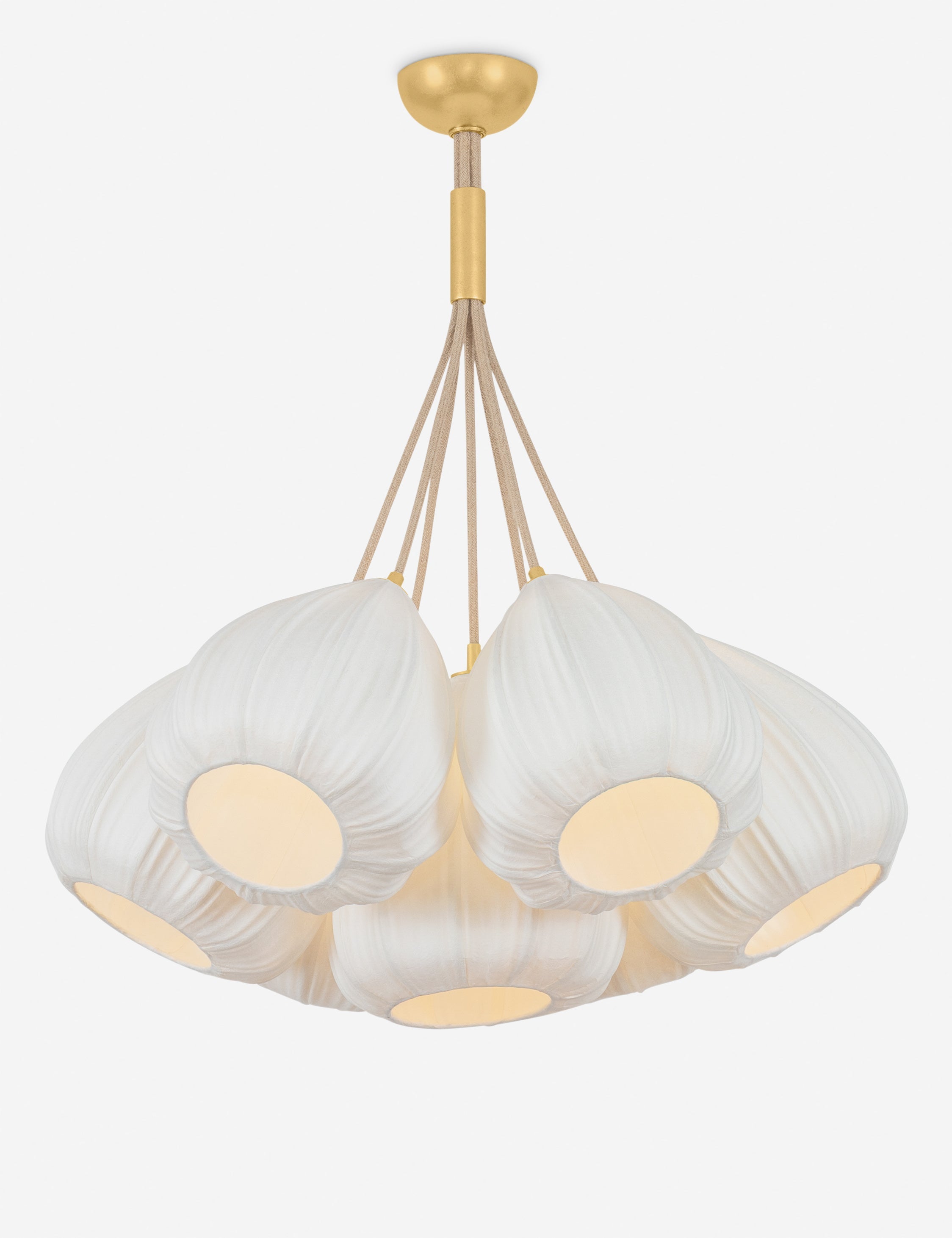 Lulu and Georgia Magallanes Chandelier – Gold Leaf - view 2
