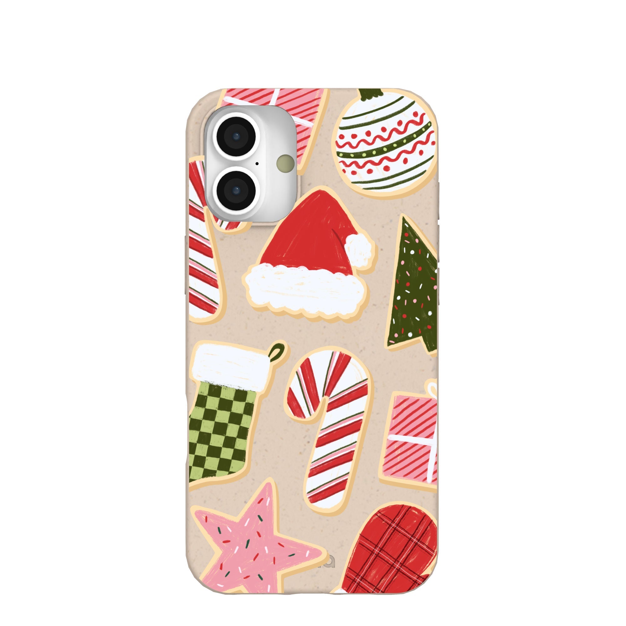 Pela Case Seashell Festive Cookies iPhone 16 Plus Case