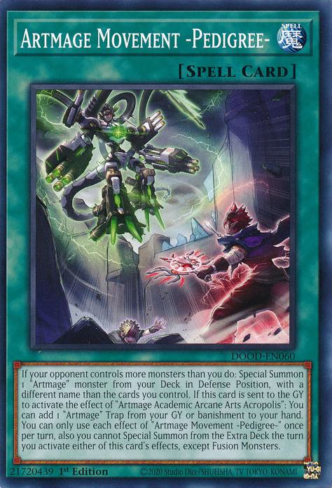 Yu-Gi-Oh! Artmage Movement -Pedigree- - DOOD-EN060 - Common - 1st Edition