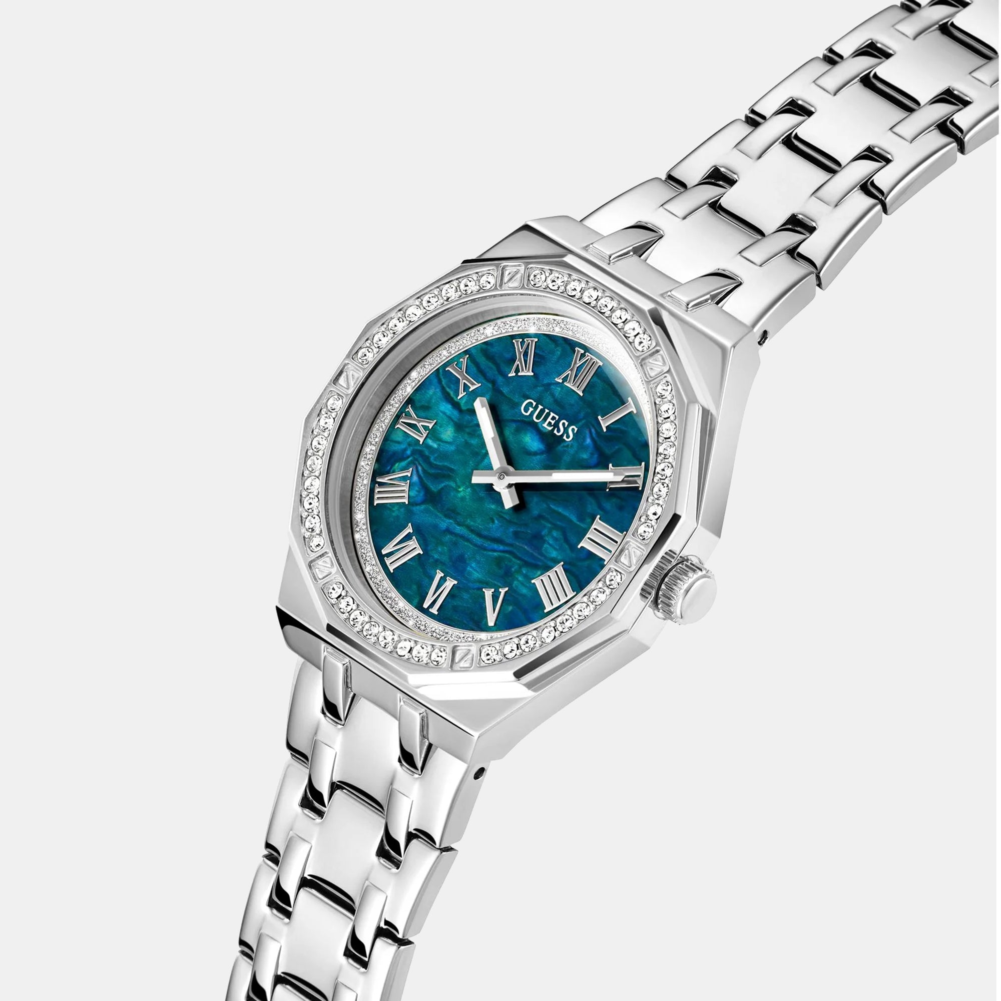 Guess Desire Women Quartz Blue Dial Analog Stainless Steel Watch GW0770L1 - view 2