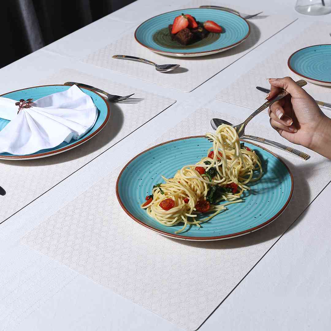 Wonderchef Valentina Reversible Diamond & Textured Placemat Set of 6 - view 3