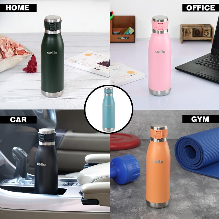Cello Duro Jet Flask, Vacusteel Water Bottle - view 100