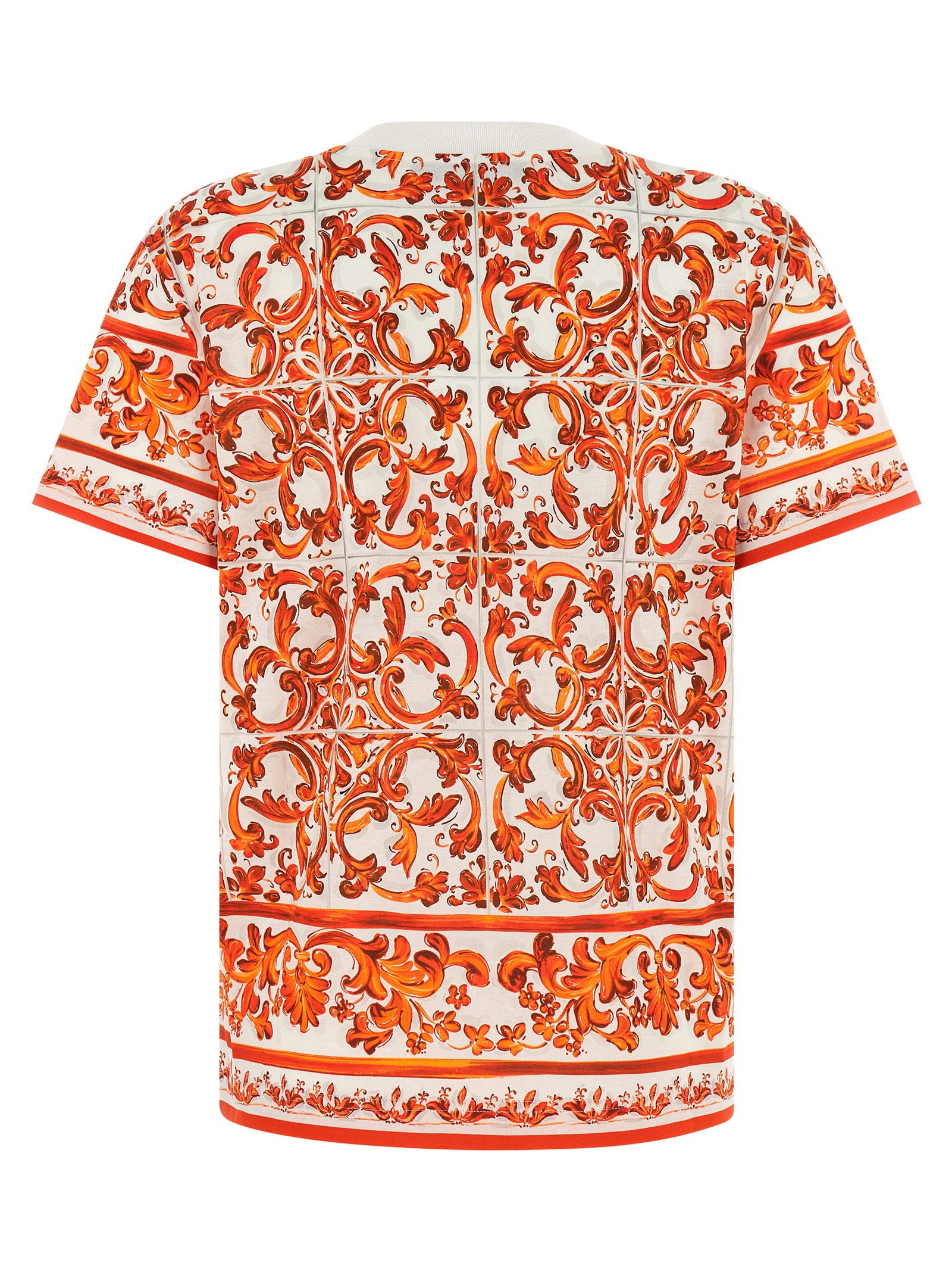 Dolce & Gabbana Maiolica T-shirt – 100% cotton - view 2
