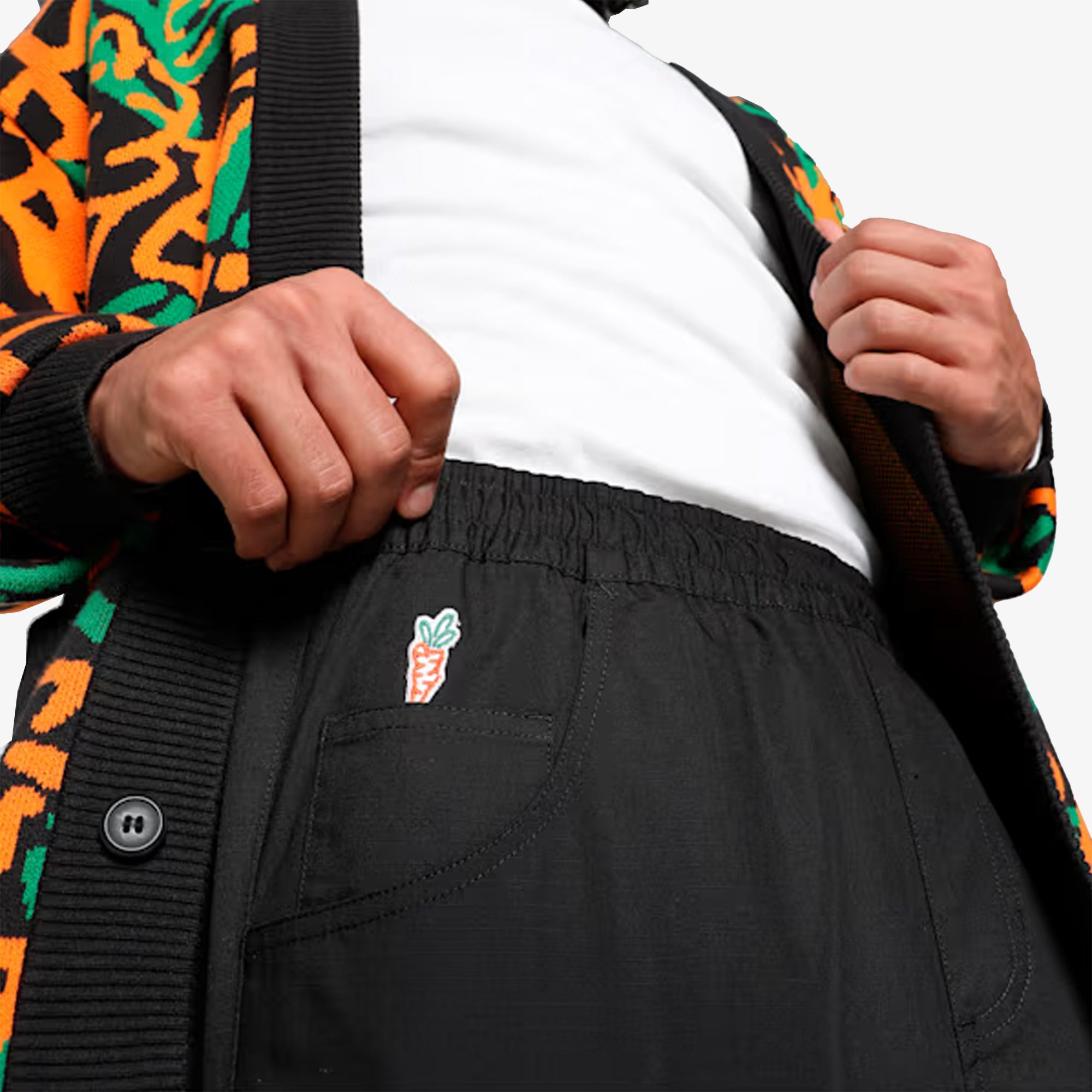 PUMA | x CARROTS RELAXED FIT CARGO PANTS { BLACK - view 6