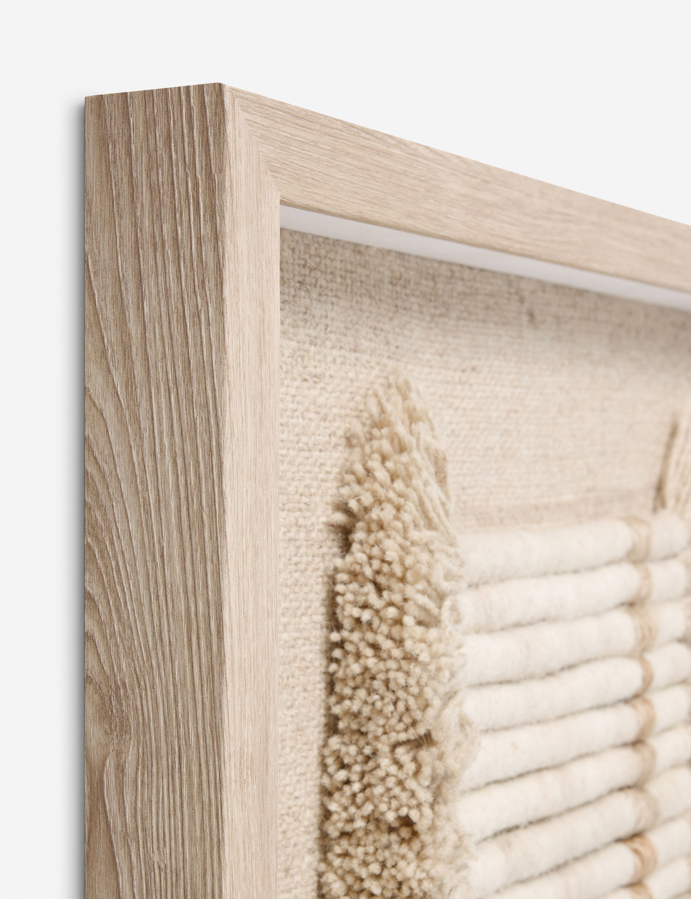 Lulu and Georgia Kendry I Textile Wall Art – White - view 2