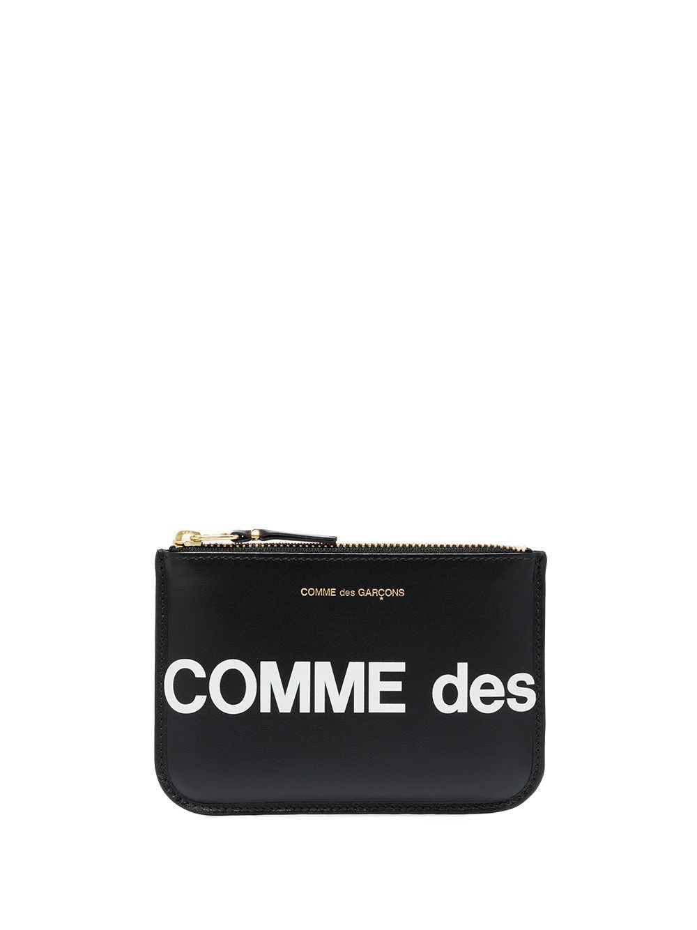 Comme Des Garcons Huge Logo Group Wallet – 100% Cowhide Leather