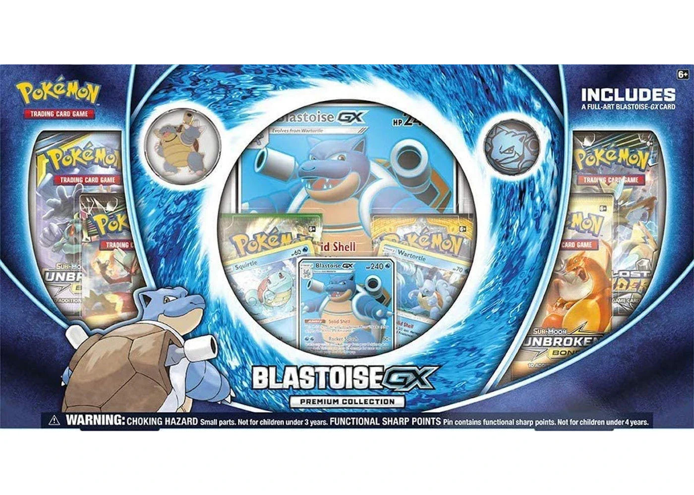 Pokémon 2019 Pokemon TCG Blastoise GX Premium Collection