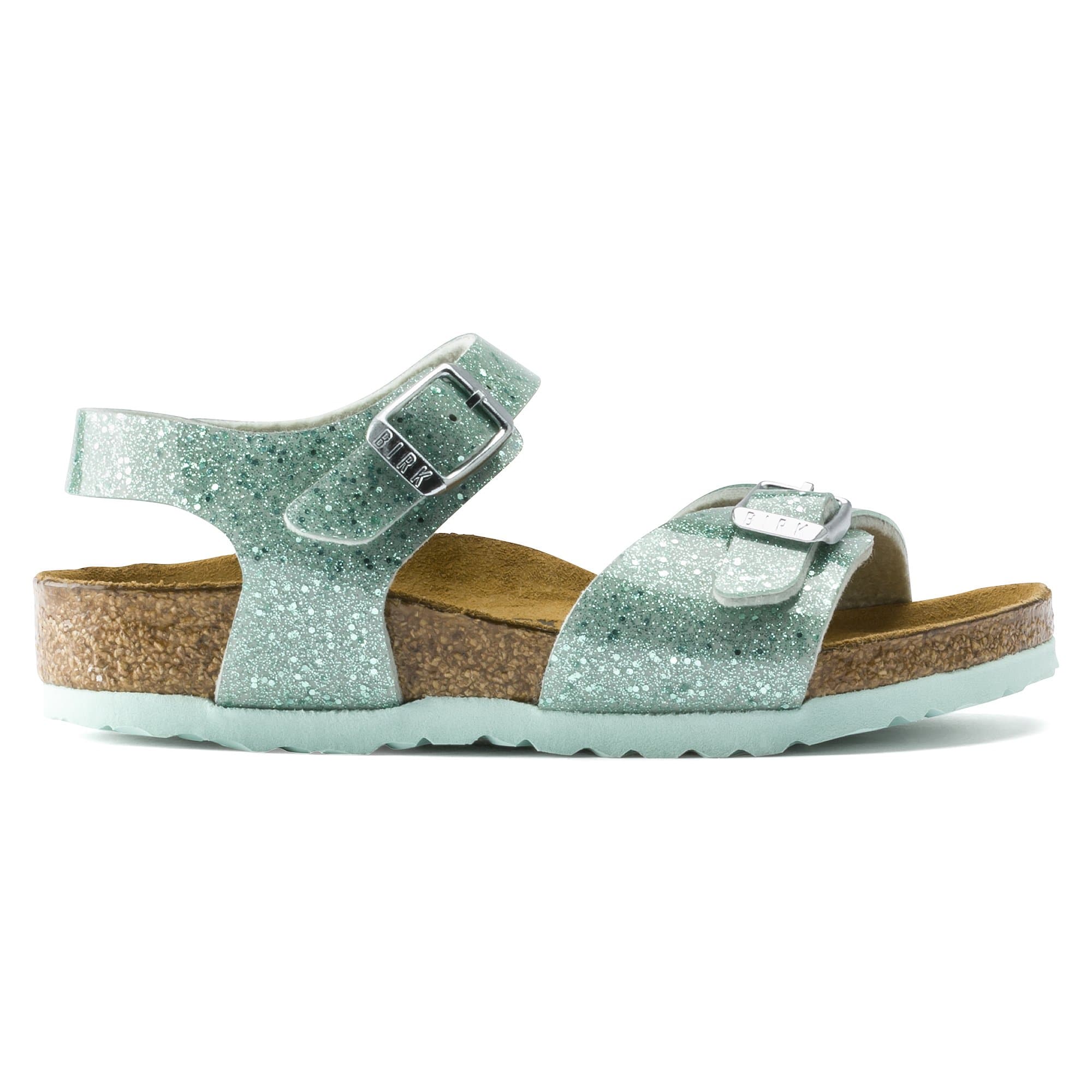 Birkenstock Rio Kids Birko-Flor – Green Green/Cosmic Sparkle Mineral - view 4