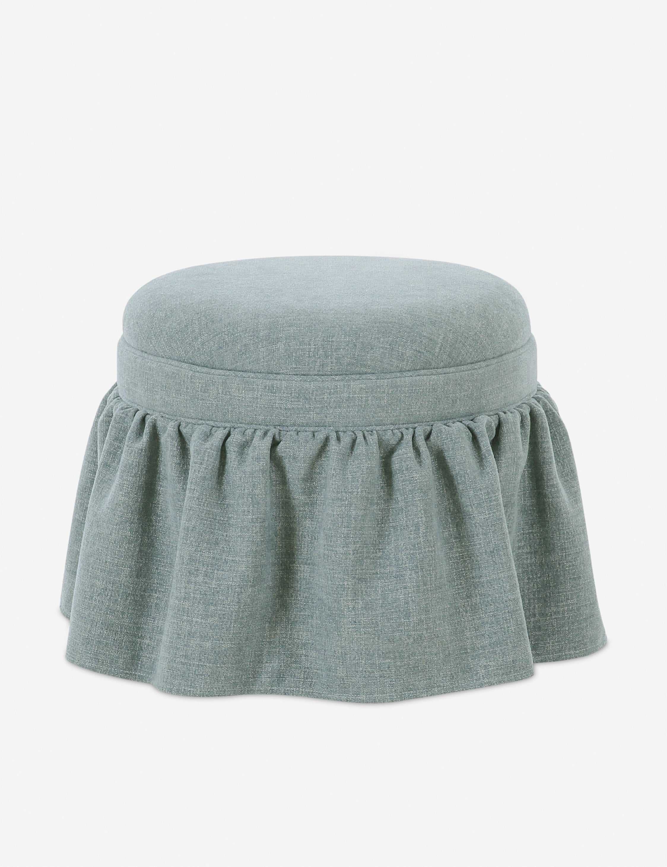 Lulu and Georgia Tompkins Round Storage Ottoman - view 18