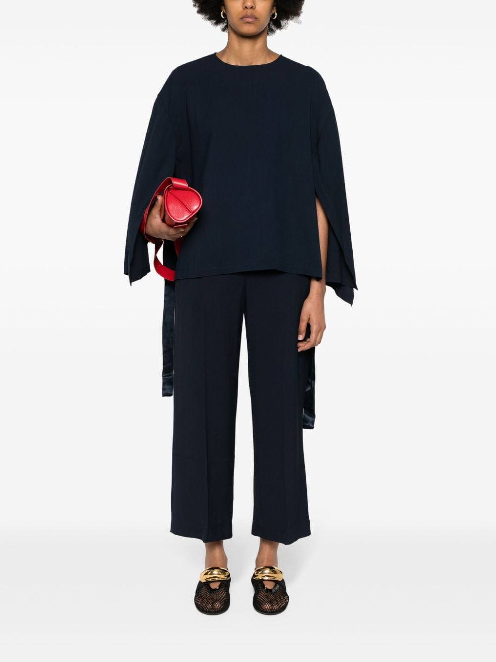 Erika Cavallini Semi-Couture Wide-leg trousers - view 5