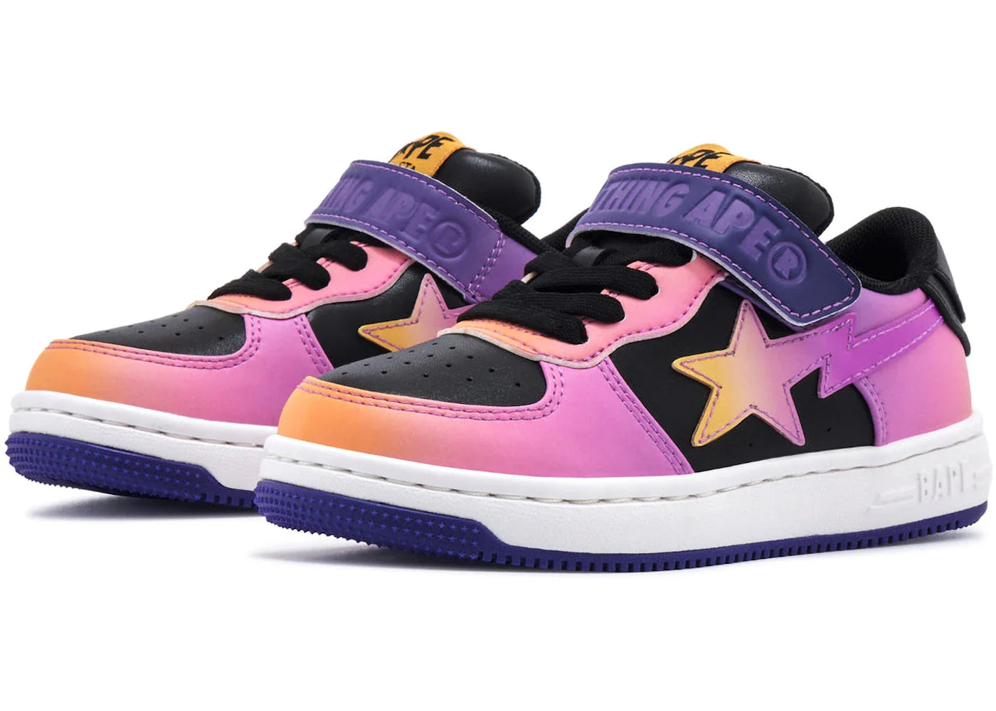 A Bathing Ape Bape Sta Purple Gradation (Kids) - view 2