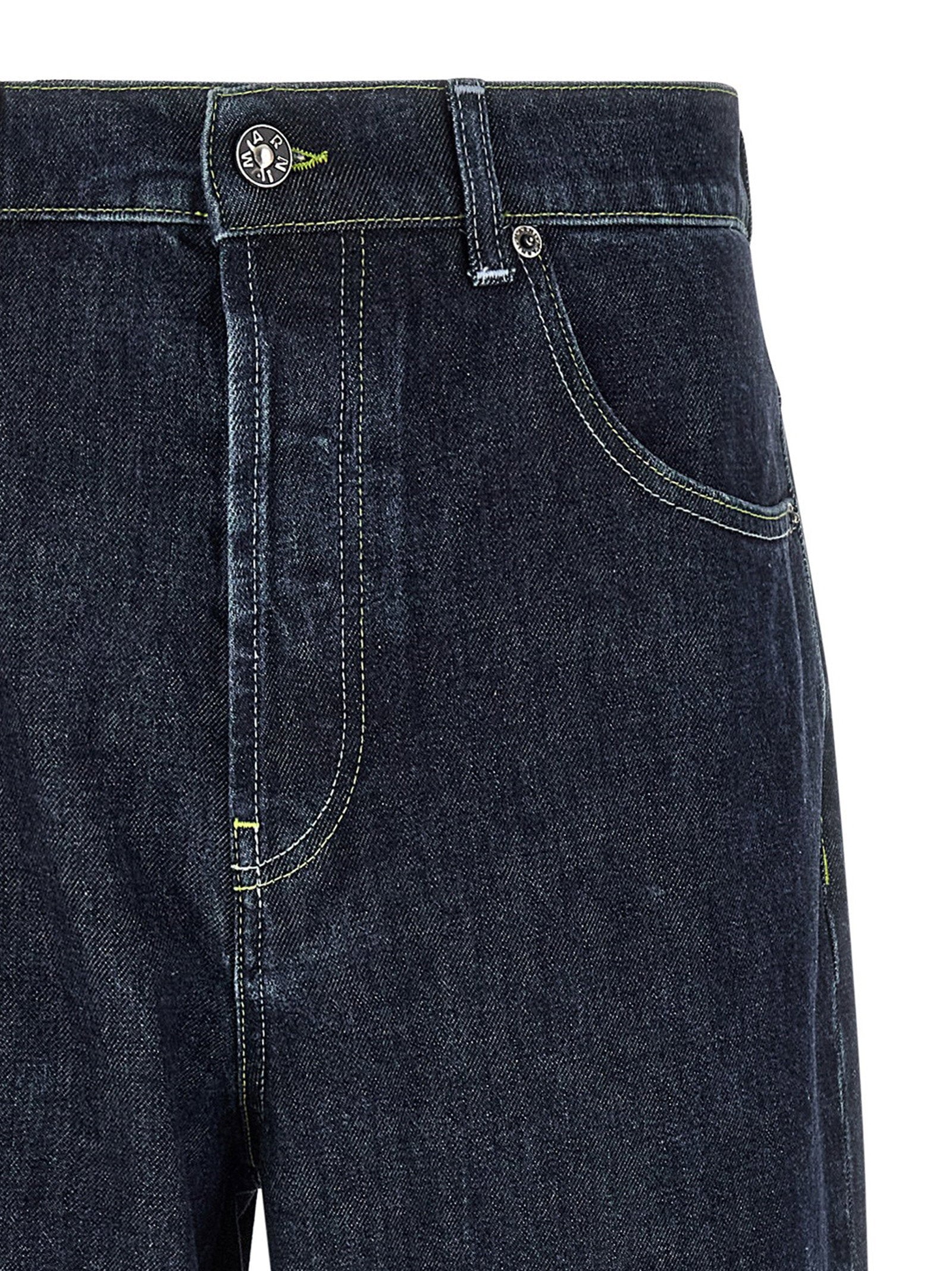 Marni Logo Embroidery Jeans – 100% cotton - view 3