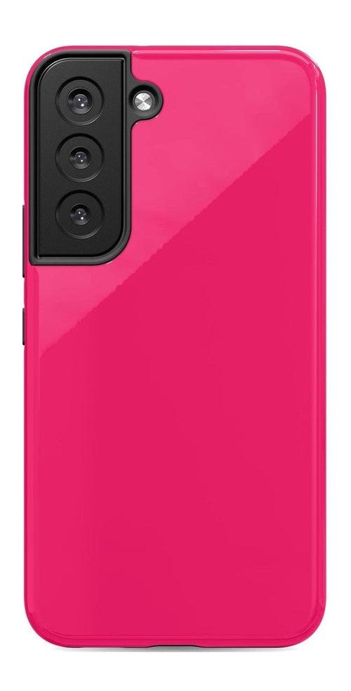 Casetry Think Pink | Solid Neon Pink Samsung Case - view 25