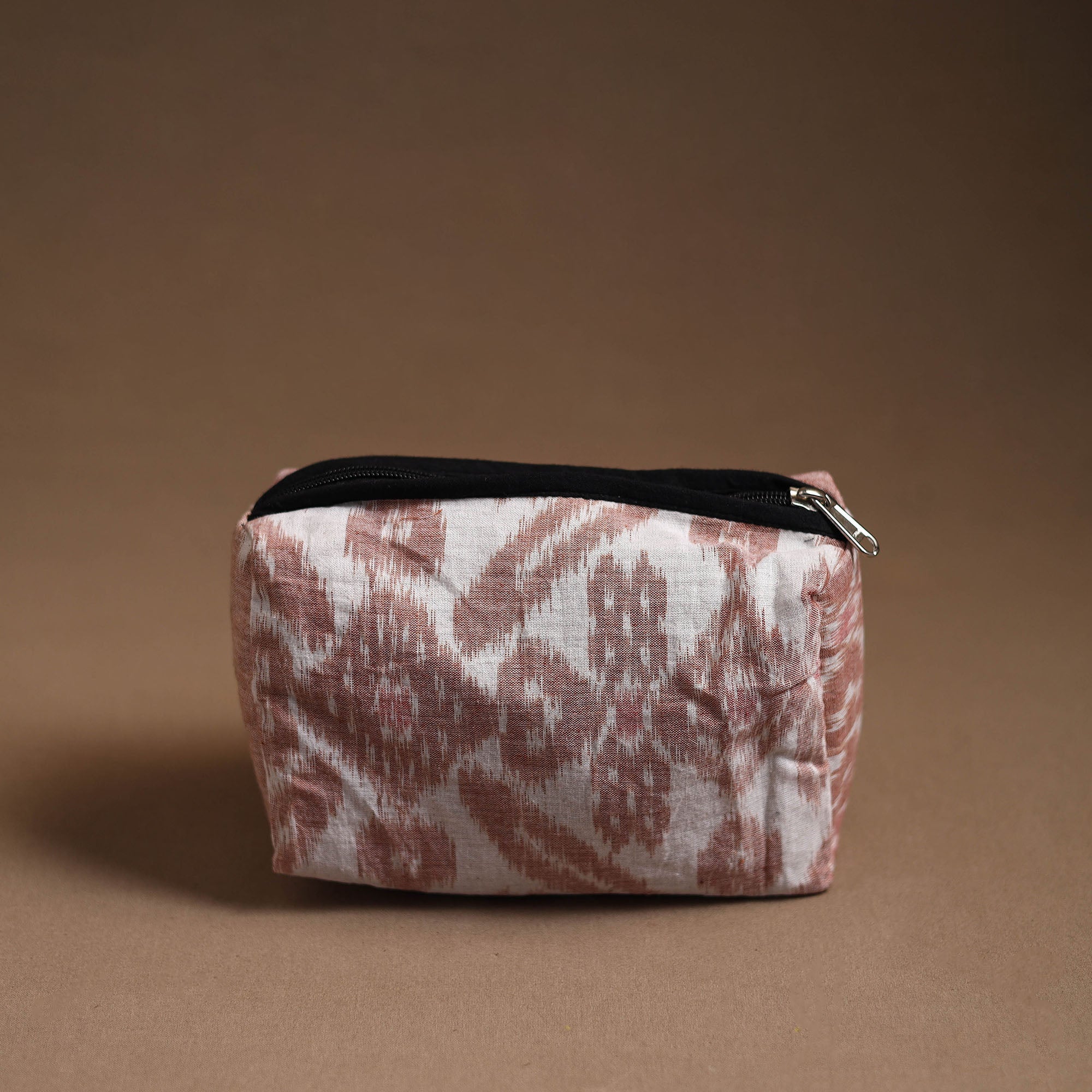 NOORI BAZAR Brown - Handmade Cotton Toiletry Pouch 20