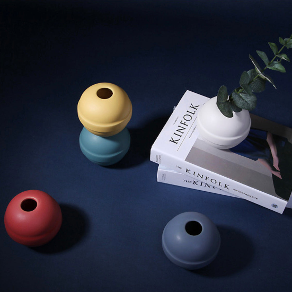Nestasia Yellow Round Vase - view 2