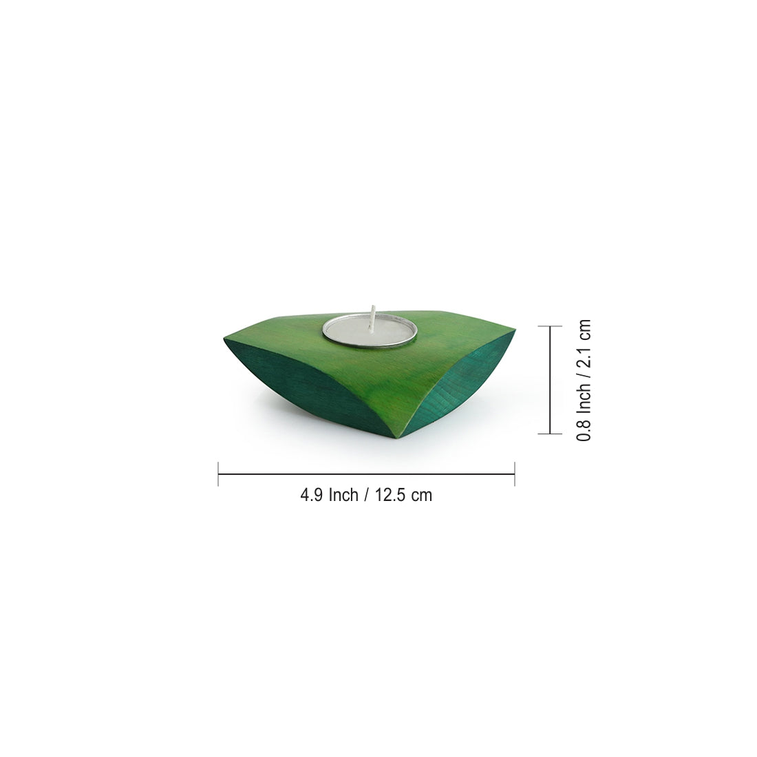 EXCLUSIVELANE 'Jugnu Heera' Wooden Tea Light Holder - view 5