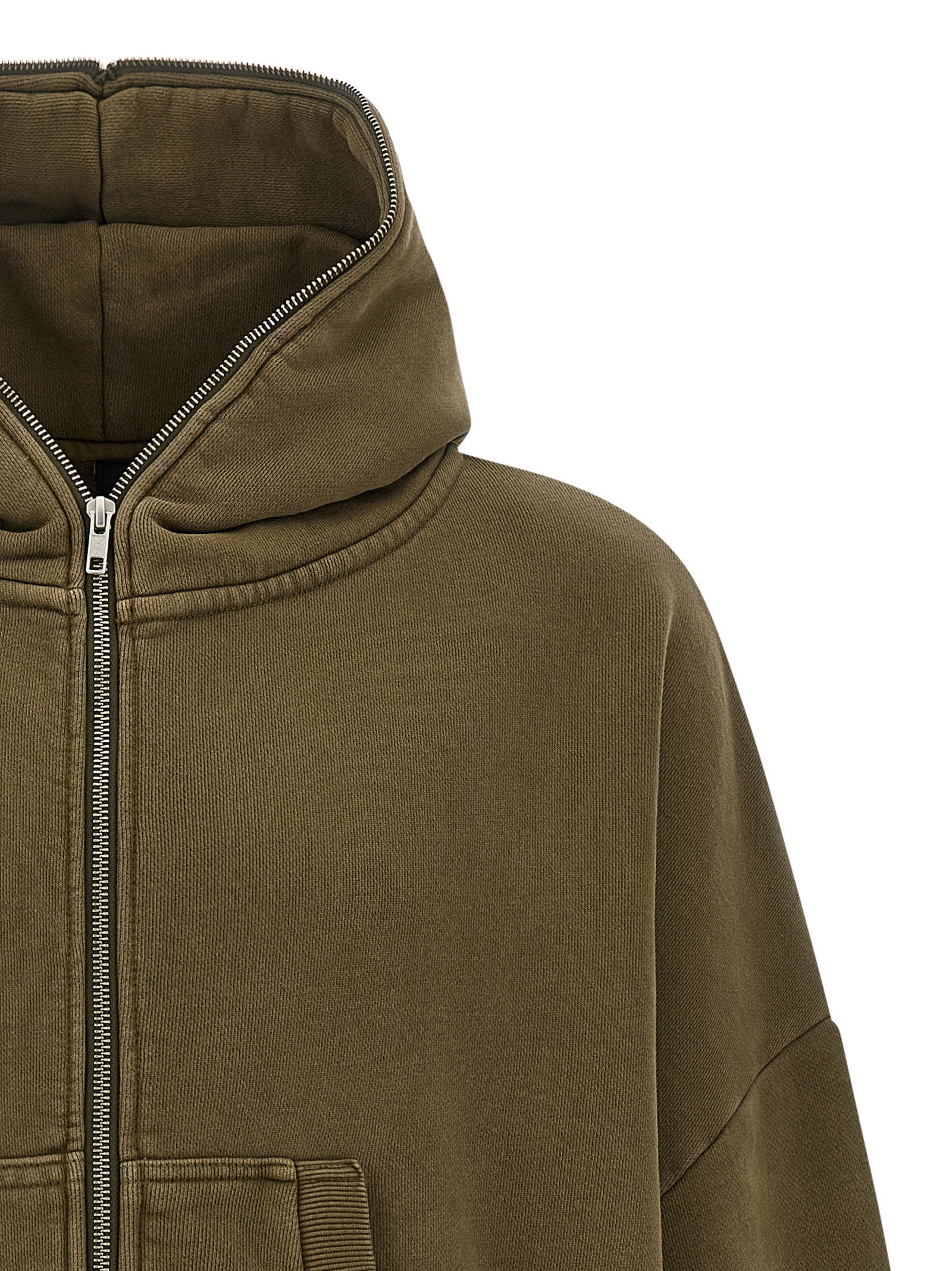 Entire Studios Eternal Zip Washed Hoodie – 100% cotton - view 3