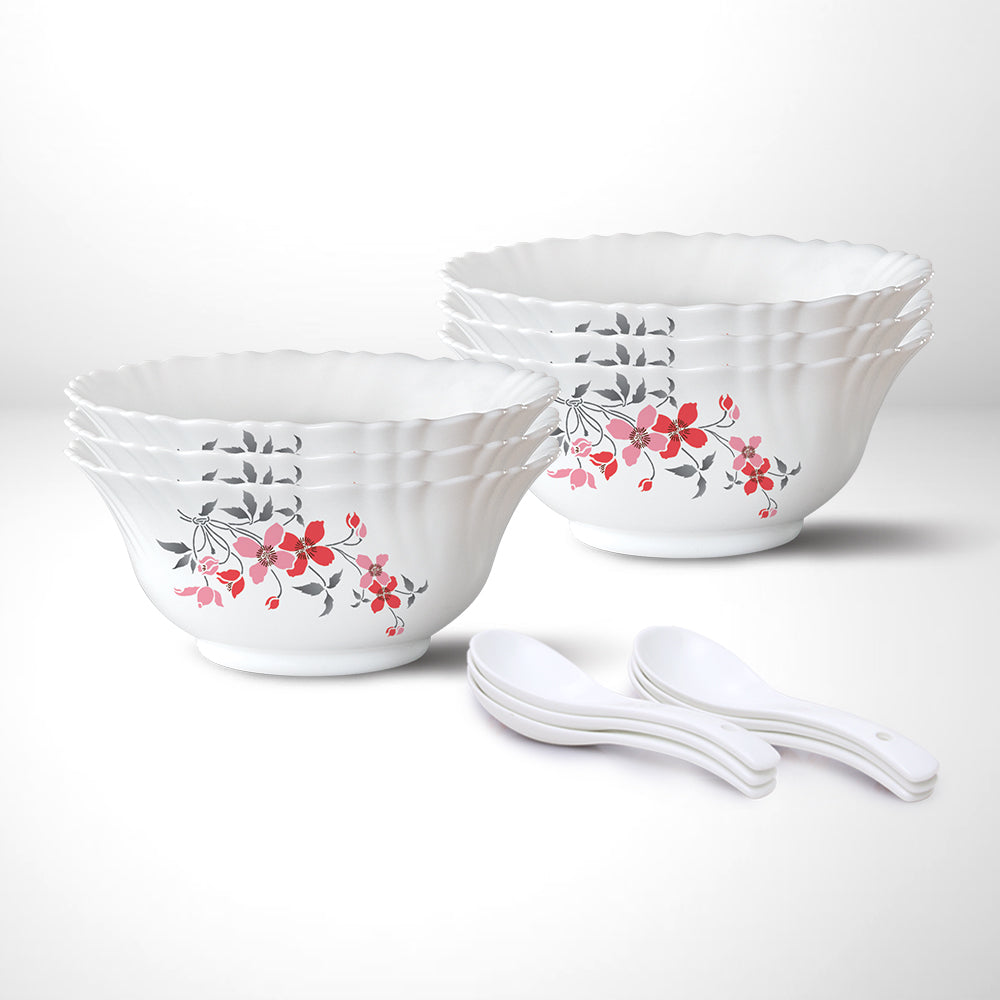 My Borosil Larah by Borosil Fiore Soup Bowl Set