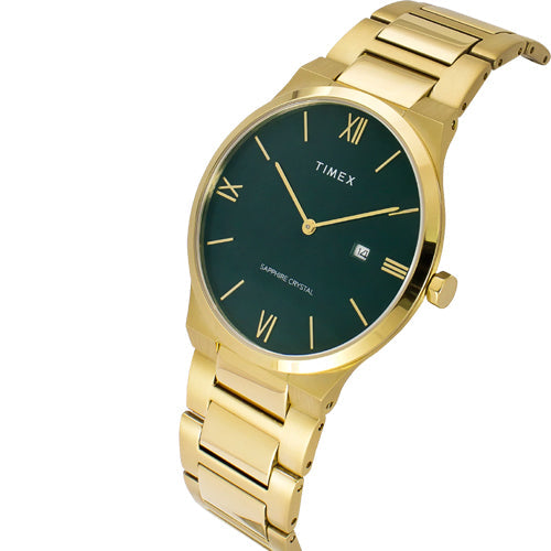 Timex Fashion Men Green Round Dial Analog Watch 41mm TWEG23605 - view 2