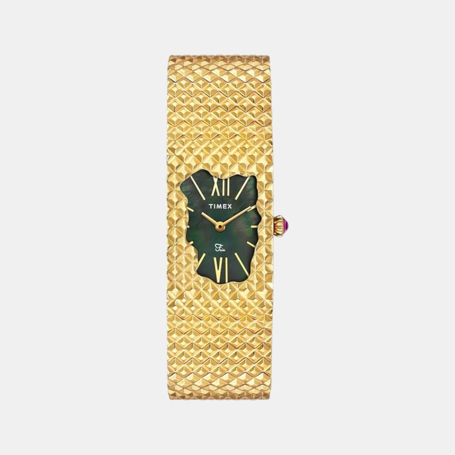 Timex Fria Women Quartz Mother Of Pearl Dial Analog Stainless Steel Watch TWEL77706