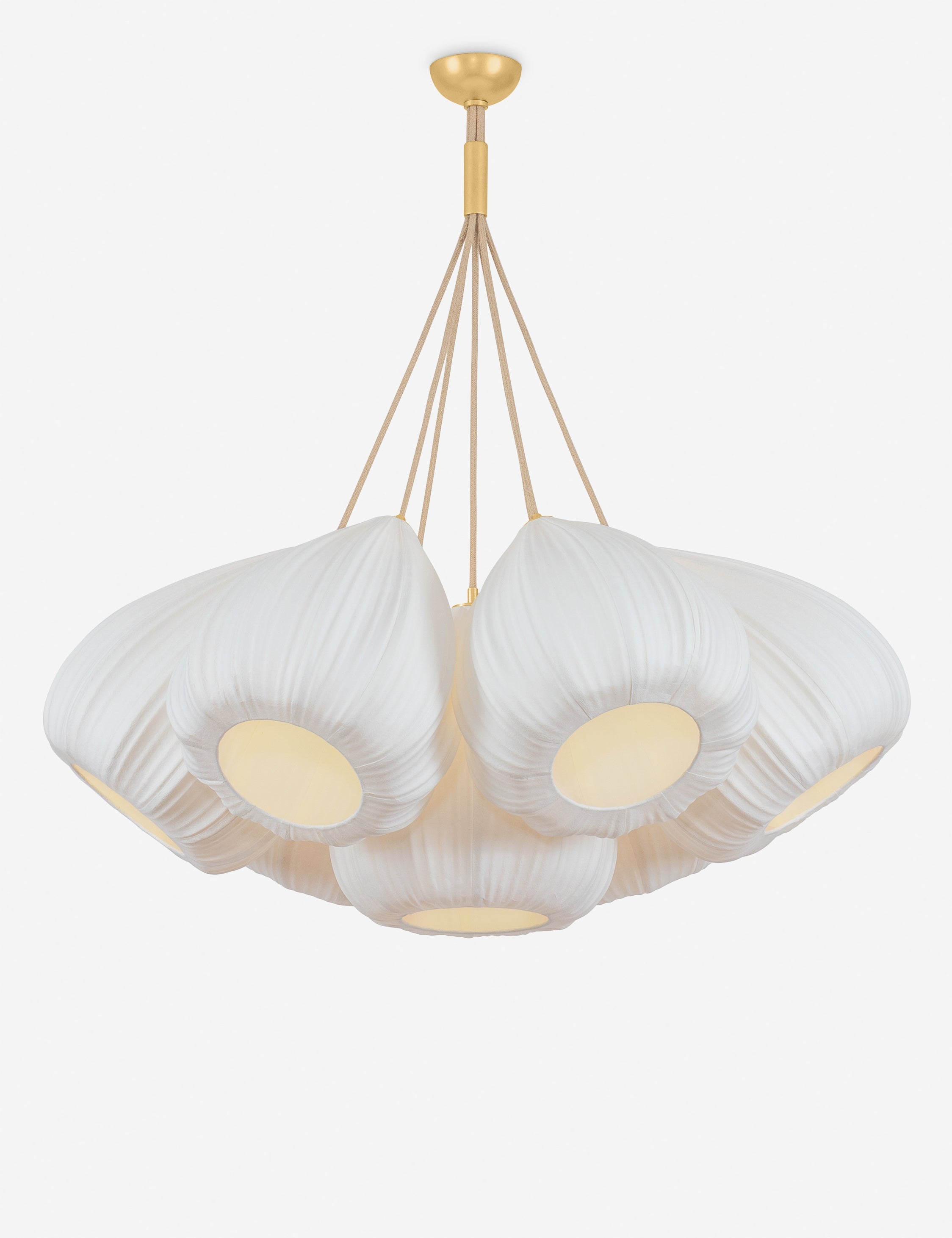 Lulu and Georgia Magallanes Chandelier – Gold Leaf