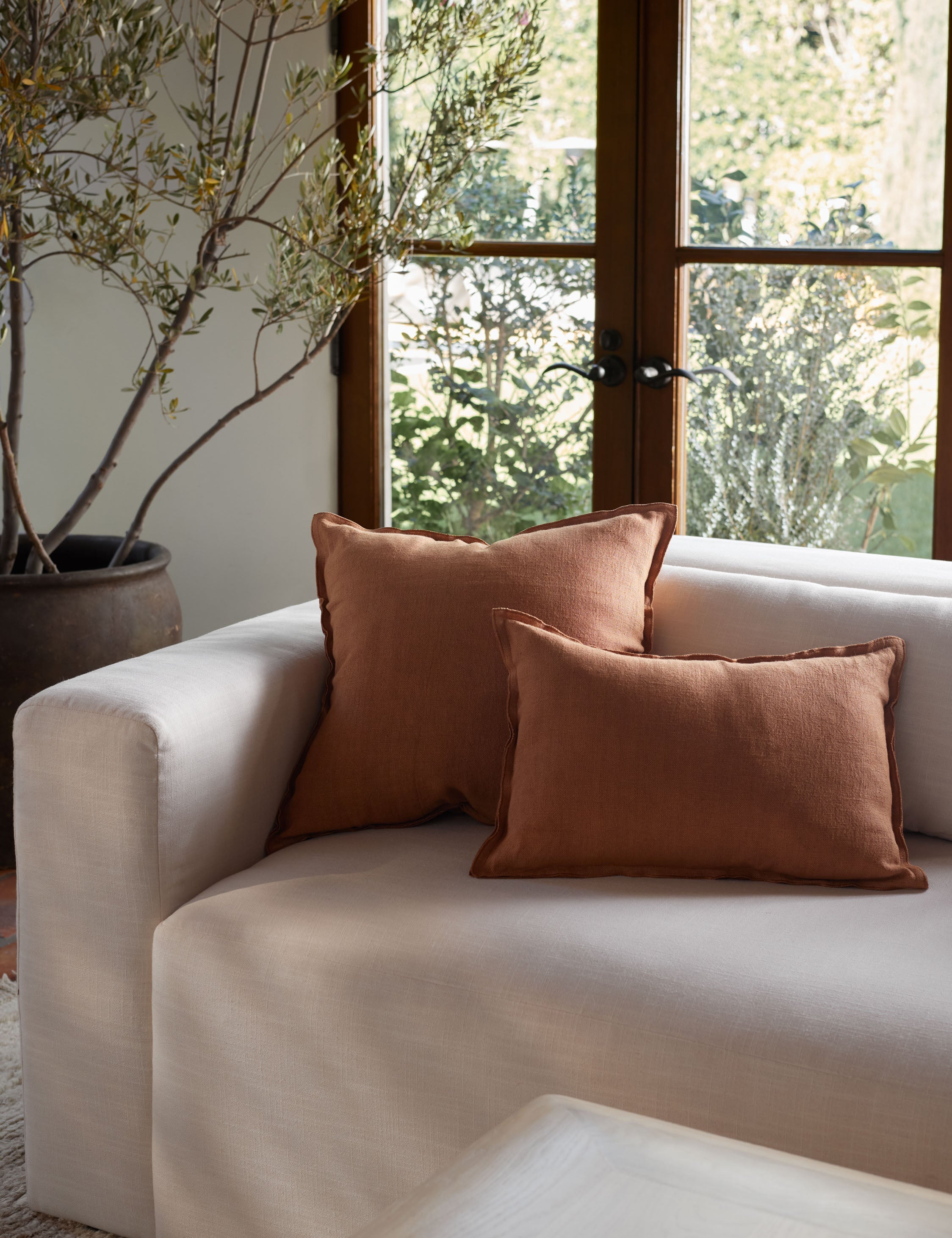 Lulu and Georgia Arlo Linen Pillow - view 18